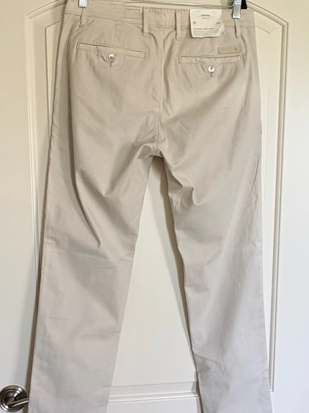 Ag Adriano Goldschmied Men's Chinos in Light Beige